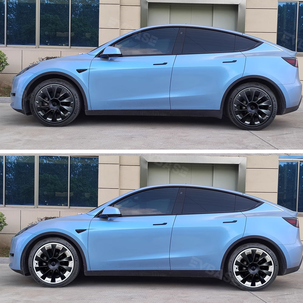 Model Y Wheel Rim Protector 20 Inch Induction Wheels All-in-one Mecha Style ABS Rimcase for Tesla