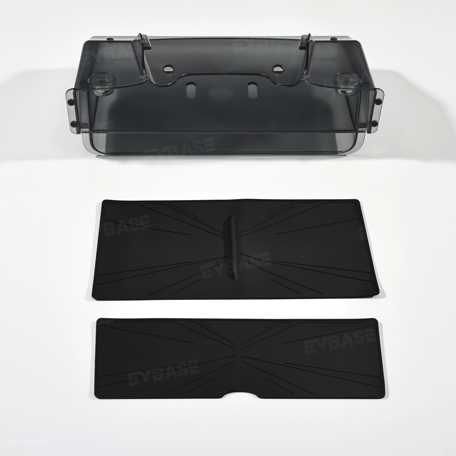 Model Y Juniper/ 3 Highland Under Screen Storage Organizer Dual-Layer Tray with Smart LED Light