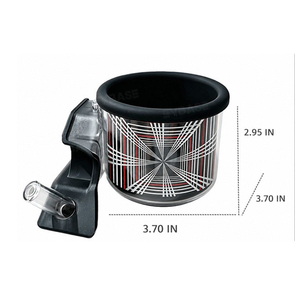 Model Y Juniper/ Y L ABS Side Door Cup Holder Plaid Style Storage Drink Holder