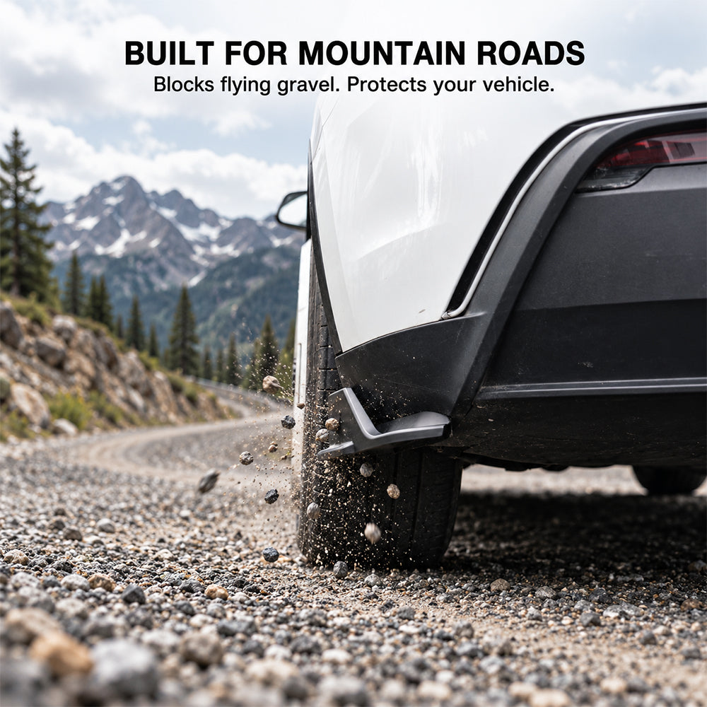 Model Y Juniper Rear Bumper Lip Side Splitter ABS Sport Style Rear Bumper Corner Extensions