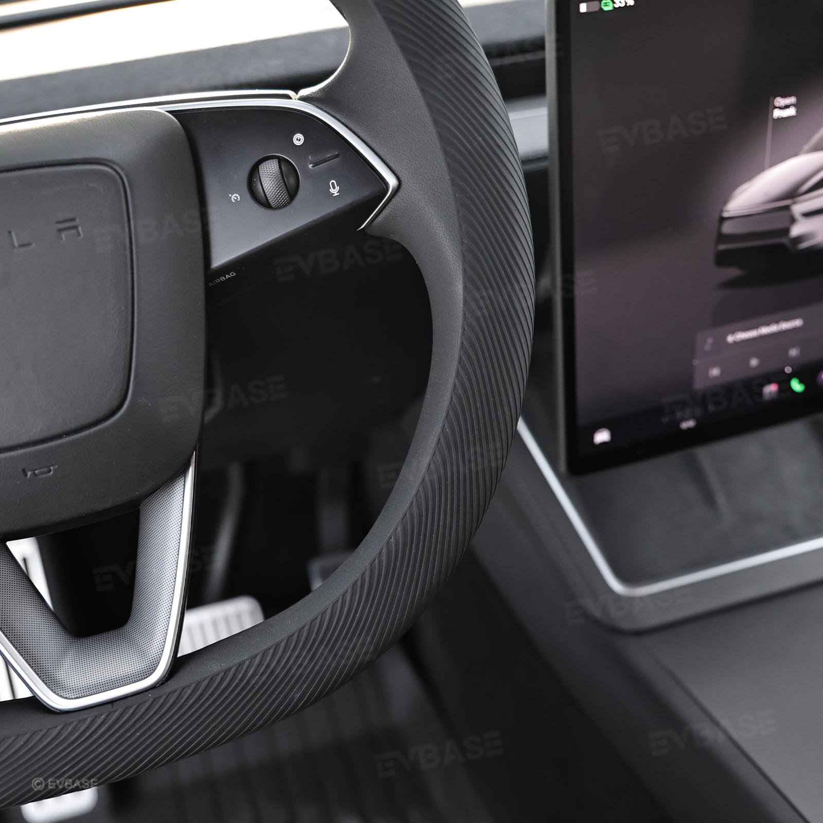 Model Y Juniper /3 Highland Silicone Steering Wheel Cover Anti-Slip Steering Wheel Protector Overlay