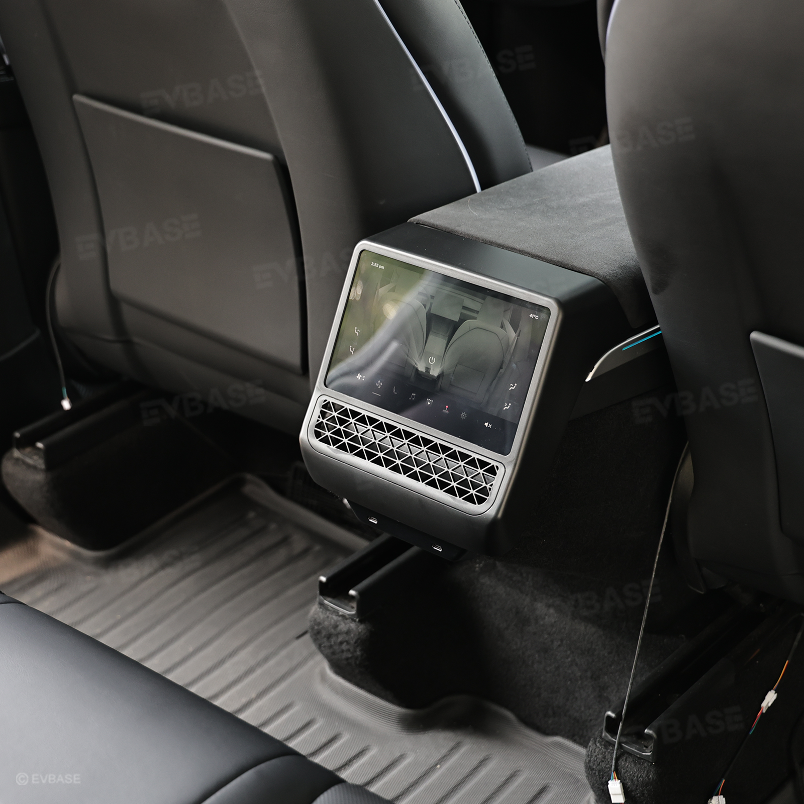 Model Y Juniper/ YL/ 3 Highland Rear Display Tempered Glass Screen Protector & Air Vent Cover