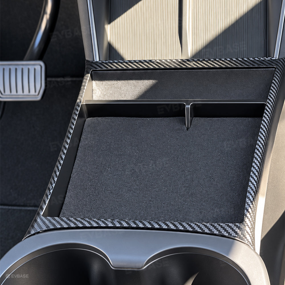 Model Y Juniper Standard Center Console Organizer 2.0 Console Storage Tray with Divided Compartment