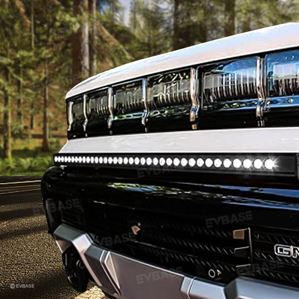 Bumper Light Bar for Hummer EV Off Road Lights with Mounts 40'' LED Lighting Bar Kit Upgrades