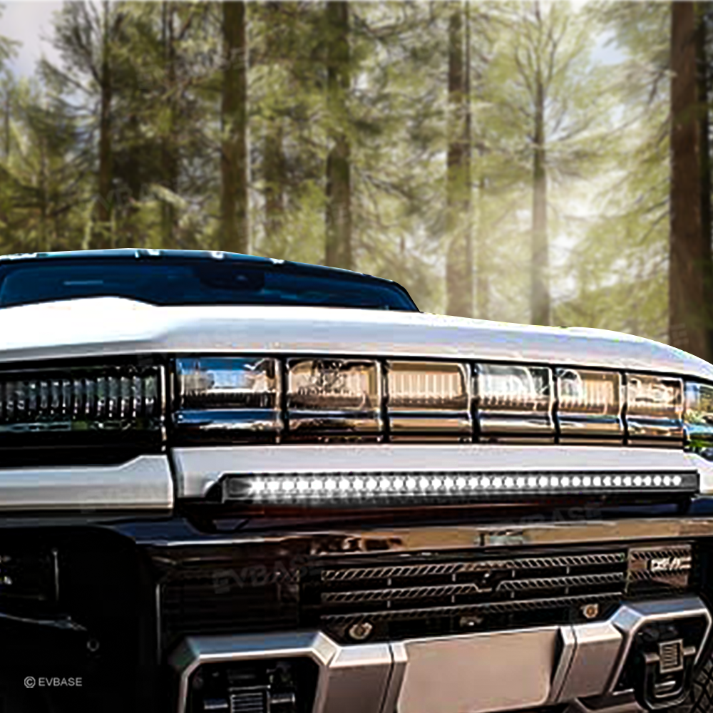 Bumper Light Bar for Hummer EV Off Road Lights with Mounts 40'' LED Lighting Bar Kit Upgrades