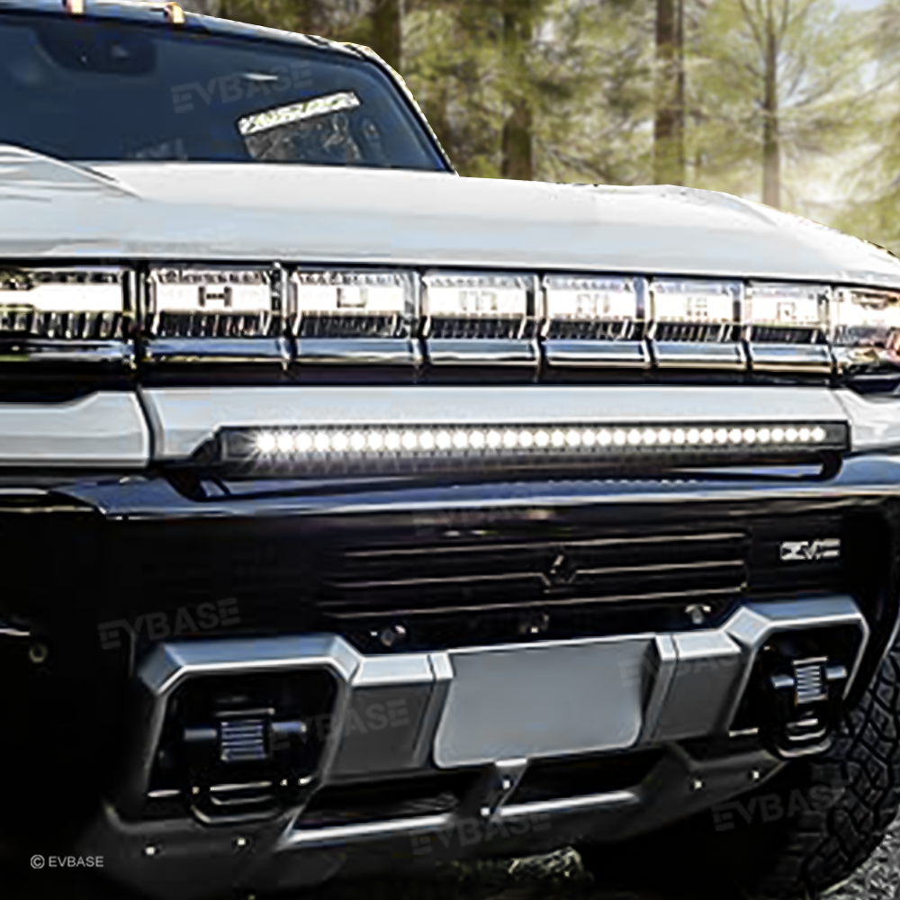 Bumper Light Bar for Hummer EV Off Road Lights with Mounts 40'' LED Lighting Bar Kit Upgrades
