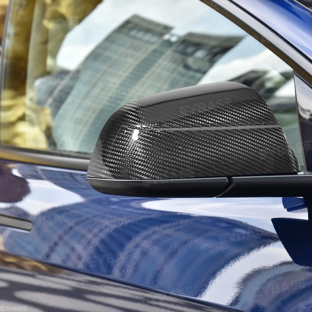 Model Y/Y Juniper & Model 3 /3 Highland Side Mirror Covers Real Carbon Fiber Side View Mirror Overlays Exterior Mods