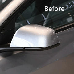 Carbon Fiber Side View Mirror Cover for Model 3 & Highland with Performance Style Side Mirror Caps