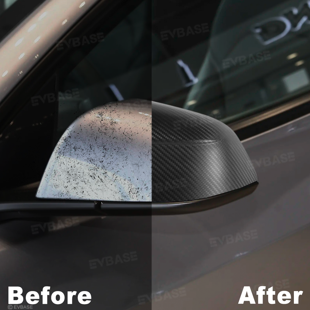 Model Y/Y Juniper & Model 3 /3 Highland Side Mirror Covers Real Carbon Fiber Side View Mirror Overlays Exterior Mods