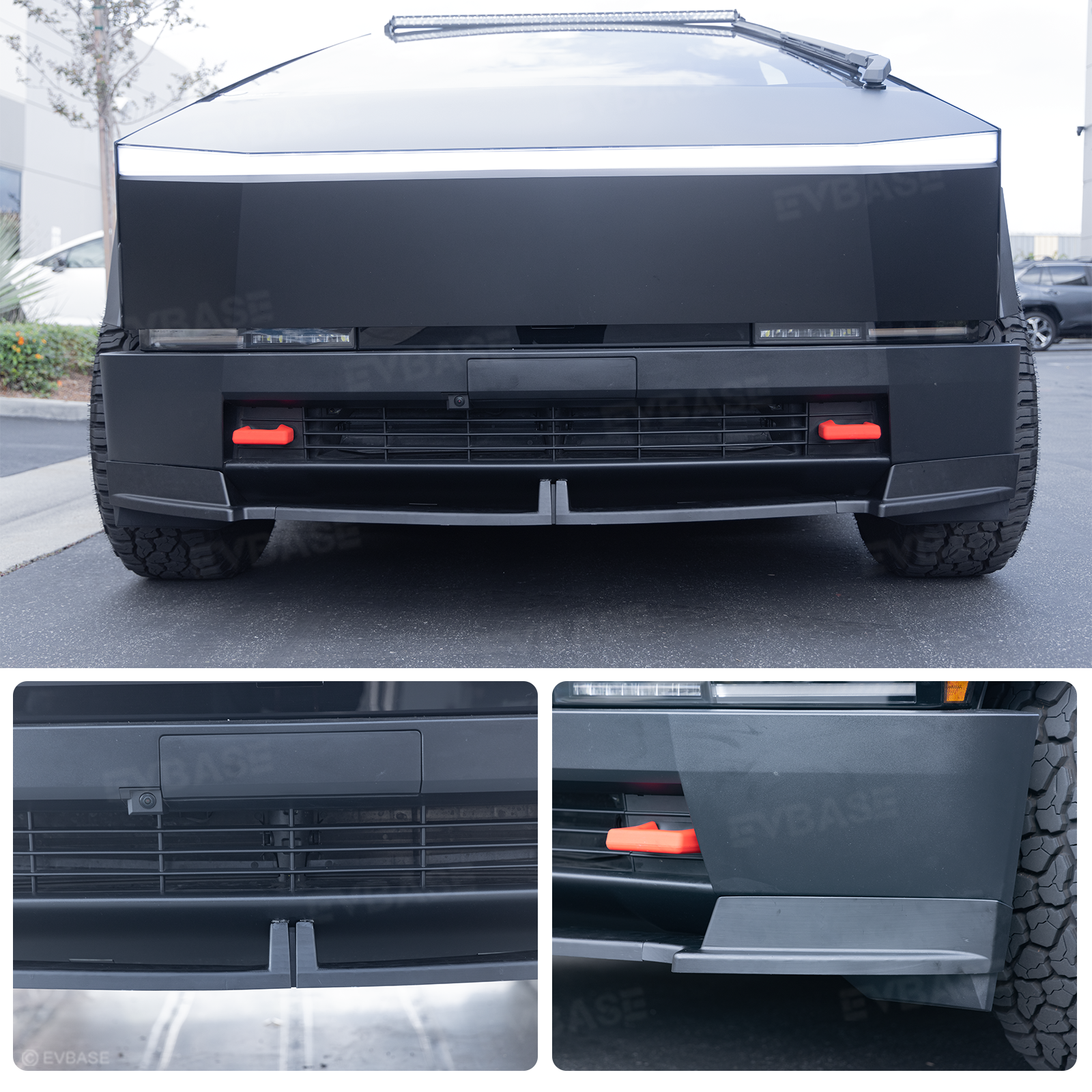 Cybertruck Front Bumper Lip Splitter ABS Front Lip for Tesla