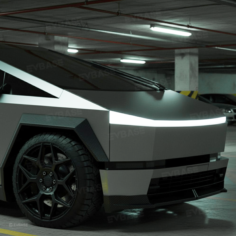 Cybertruck Front Bumper Lip Splitter ABS Front Lip for Tesla