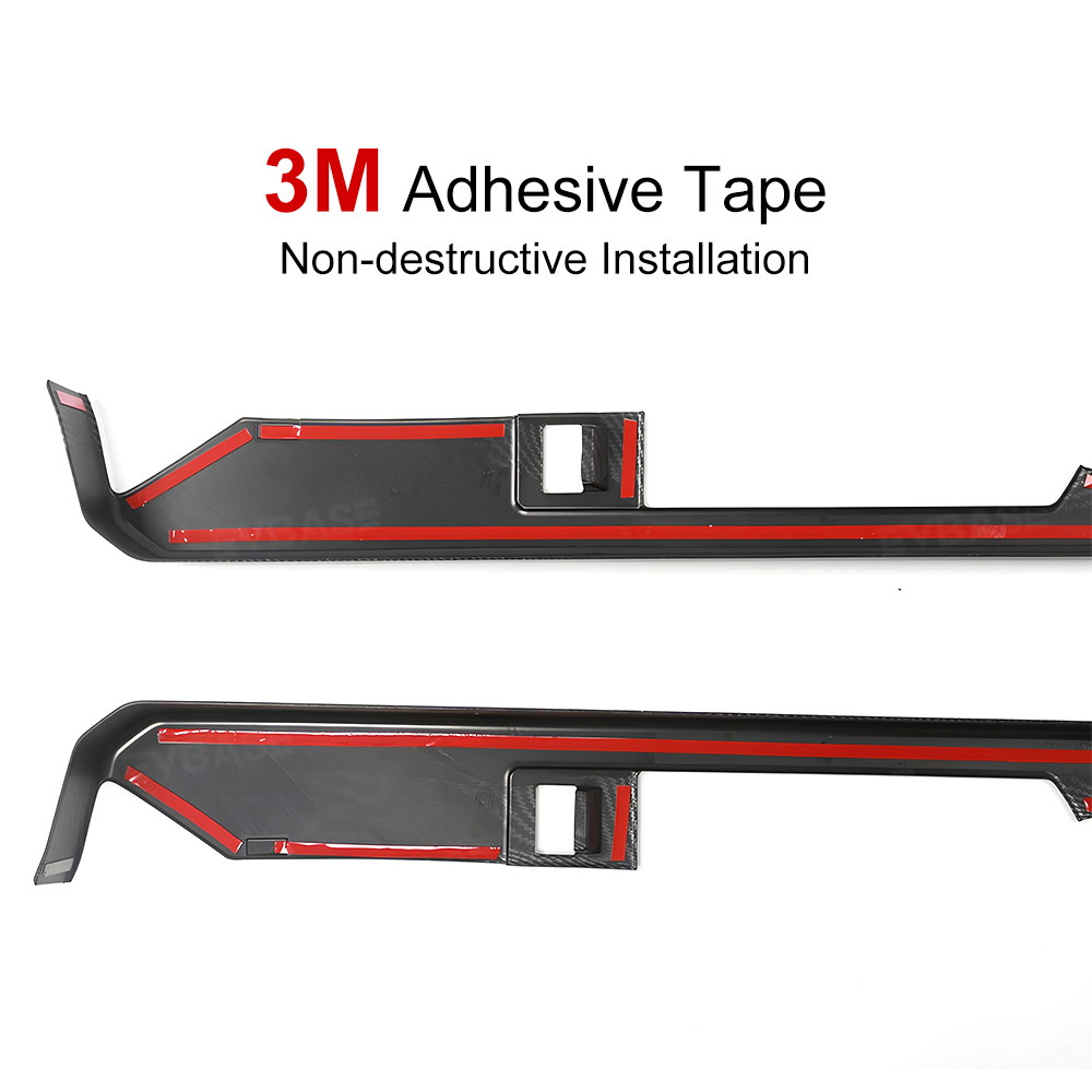 Cybertruck Front & Rear Lower Door Panel Armrest Cover ABS Overlay