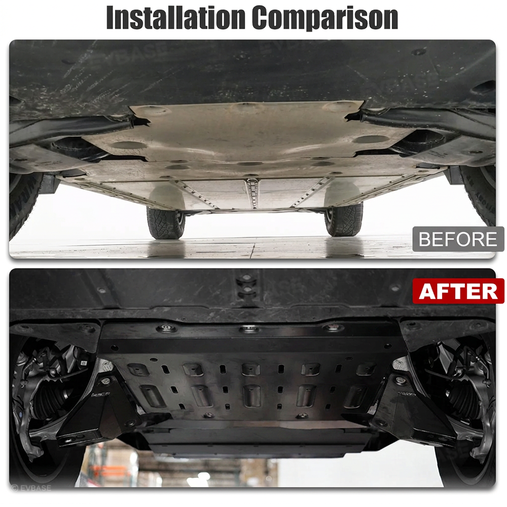 Cybertruck Front Skid Plate Heavy Duty Aluminum Off-Road Underbody Protection Guard Cover