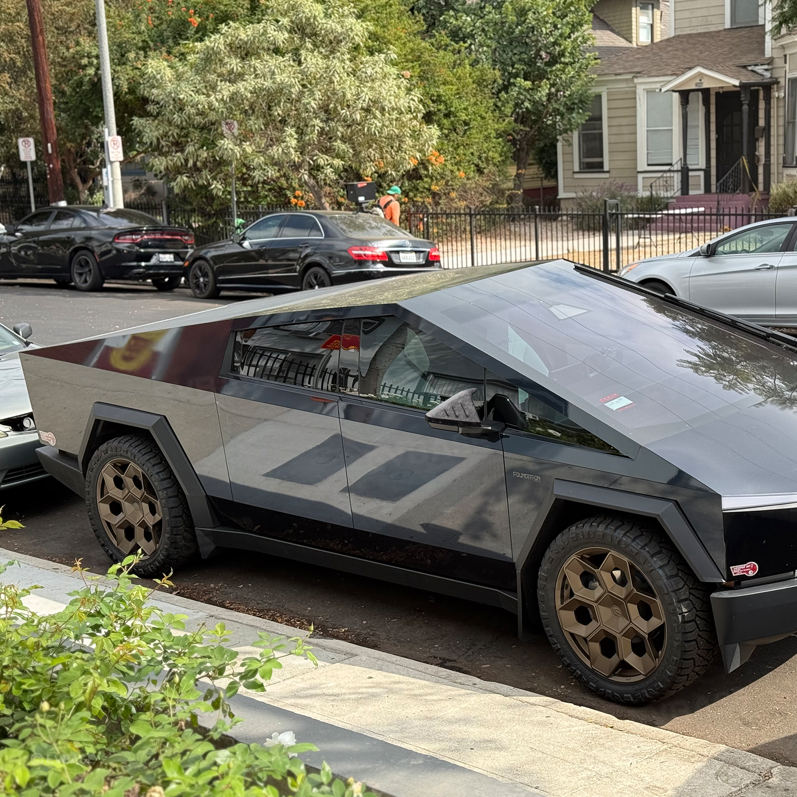Cybertruck Side Mirror Cover Futuristic Horn-Style Rearview Mirror Caps Real Molded Carbon Fiber Overlay