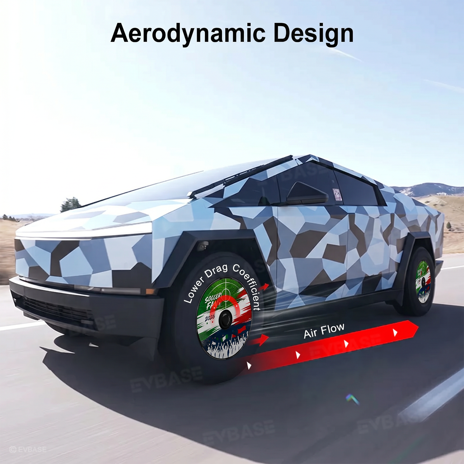 Cybertruck Aero Wheel Covers 18/20 Inch Wheels Hubcaps for Tesla