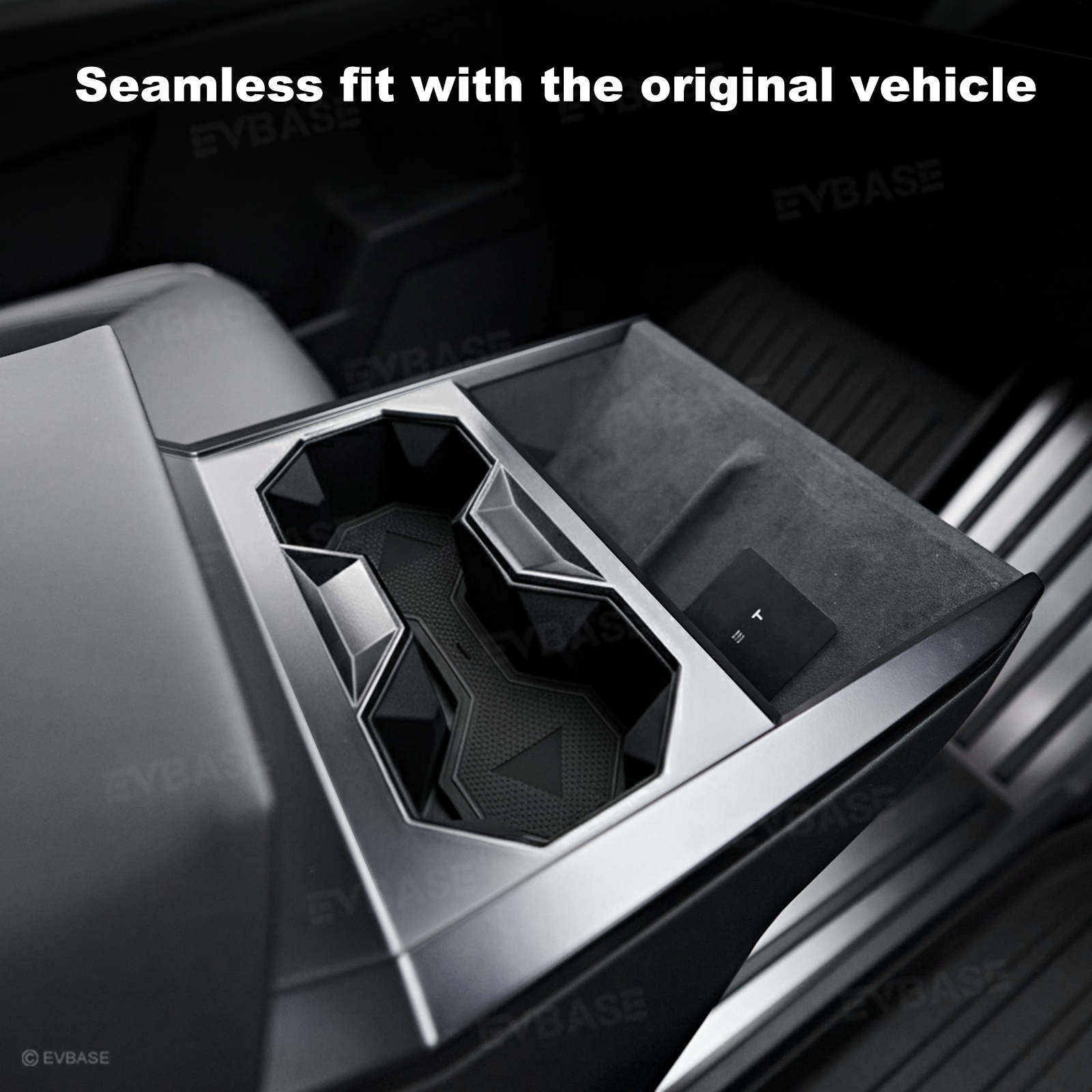 Cybertruck Cup Holder Liner Non-Slip Silicone Cup Coaster