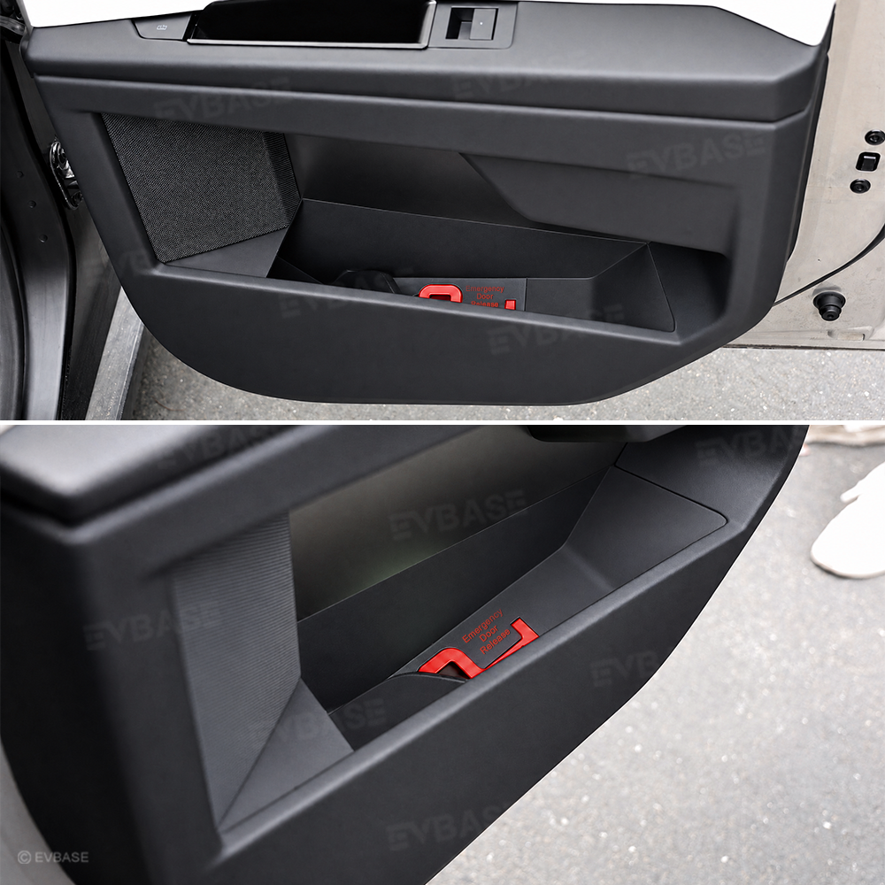 Cybertruck Rear Emergency Door Release Handles Safety Emergency Escape Pull Tabs
