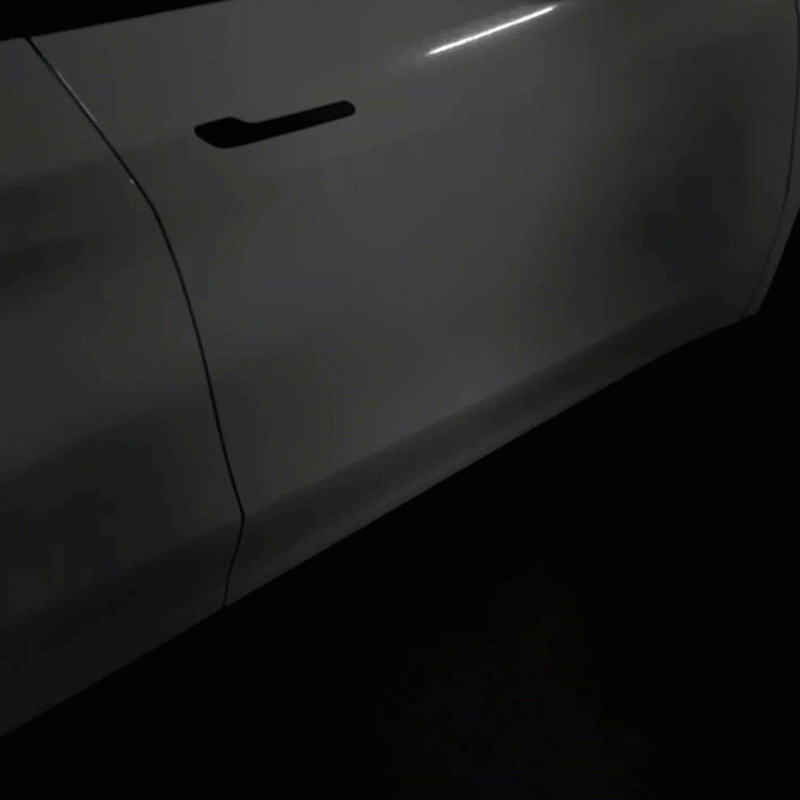 Door Plaid Projector Lights for Tesla Model 3/Y Ultra-Bright OEM Style Puddle Lights