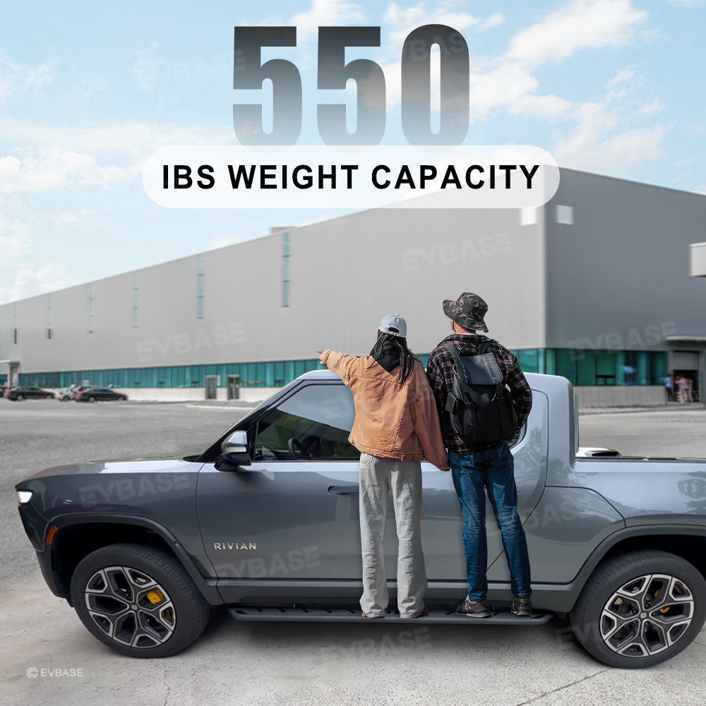 R1S R1T Rock Sliders Nerf Bars Side Step Underbody Protection Running Boards With Optional Lower Rocker Armor Panels For Rivian