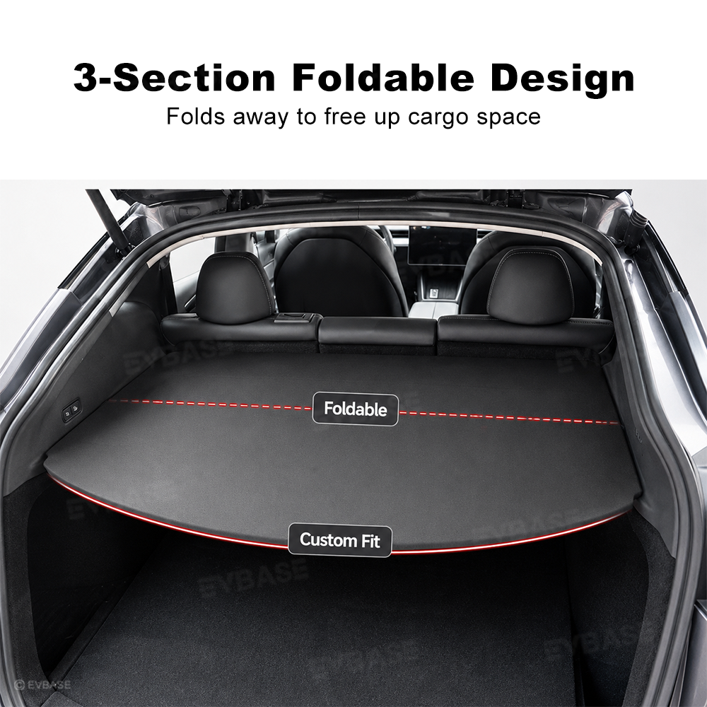 Model Y Juniper Trunk Cargo Cover Organizer Foldable Privacy Security Shade