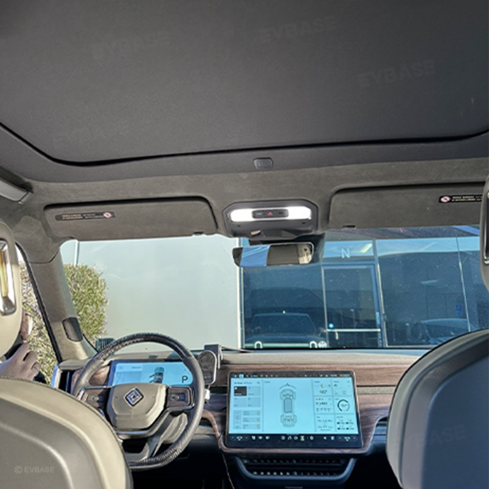 Electric Sunshade for Rivian R1T Glass Roof Automatic Retractable Sun Visor Shade