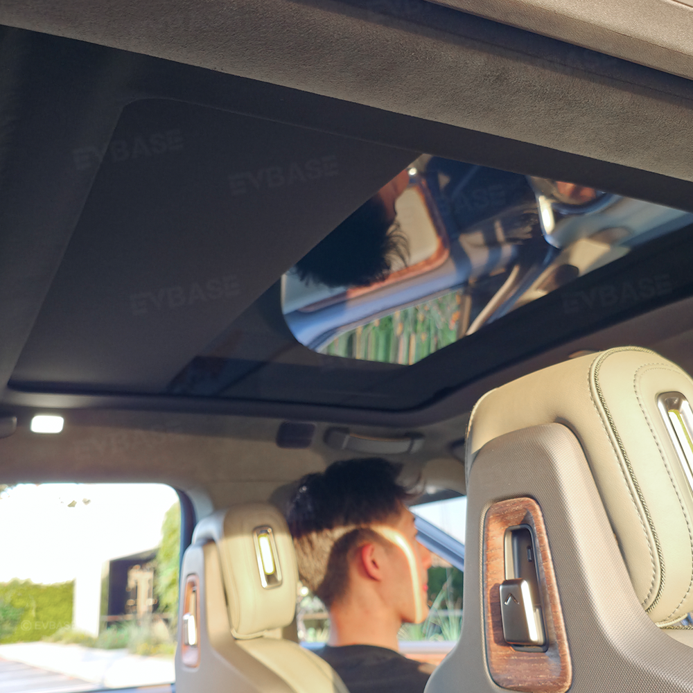 Electric Sunshade for Rivian R1T Glass Roof Automatic Retractable Sun Visor Shade