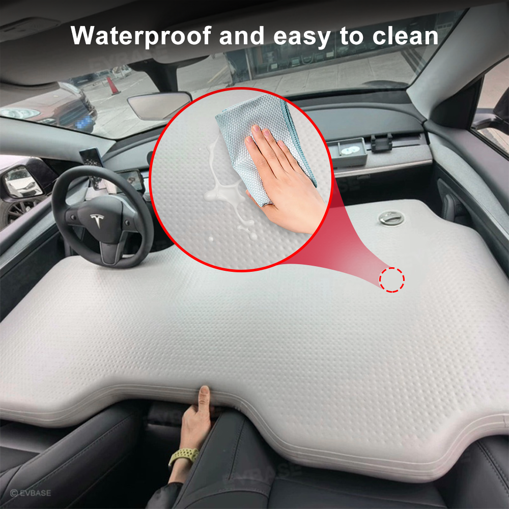 Front Seat Air Mattress Kids Inflatable Camping Bed with Air Pump for Model Y/ Y Juniper & Model 3/ 3 Highland