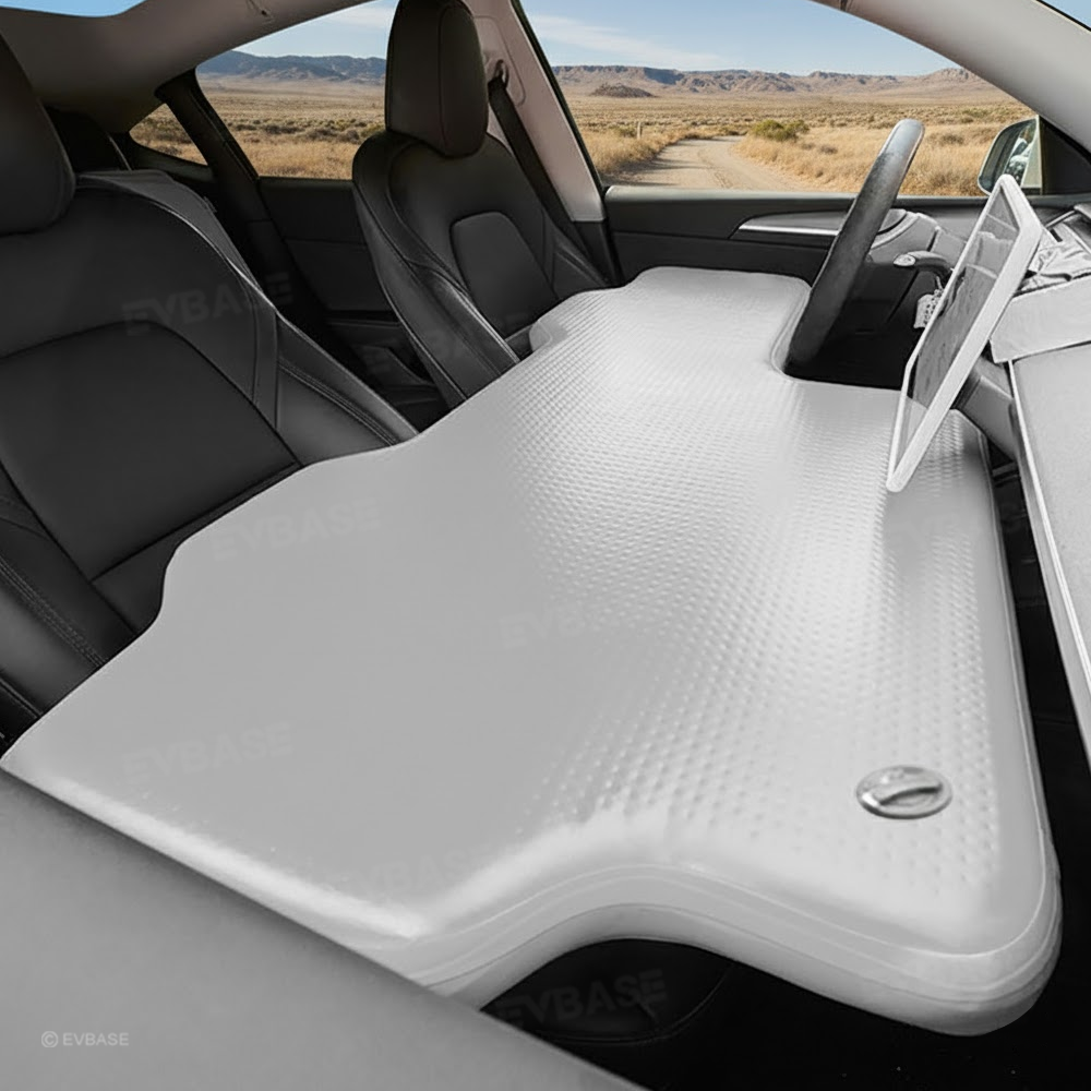 Front Seat Air Mattress Kids Inflatable Camping Bed with Air Pump for Model Y/ Y Juniper & Model 3/ 3 Highland