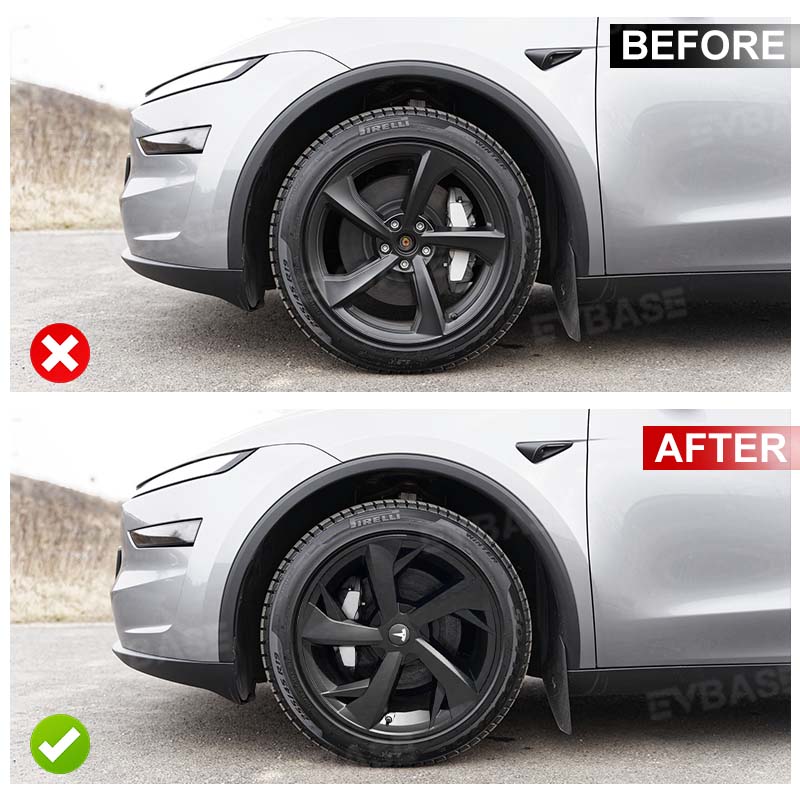Hubcaps for Model Y Juniper 19 Inch Crossflow Wheels OEM Style Wheel Covers Exterior Accessories Upgrade 4PCS