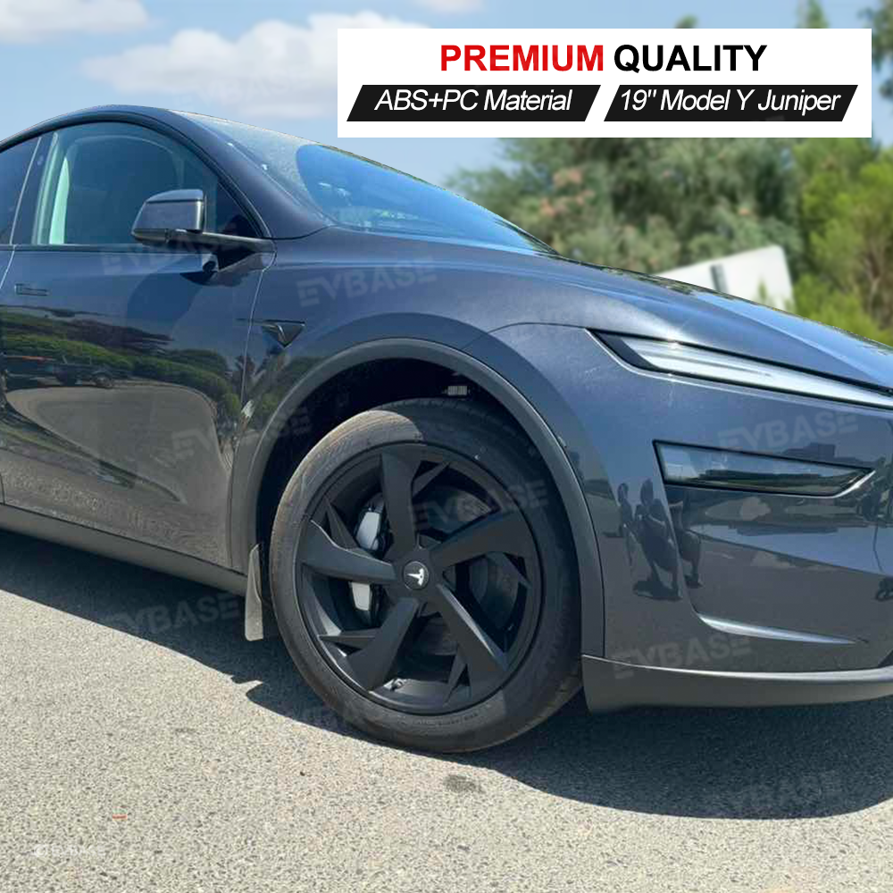 Hubcaps for Model Y Juniper 19 Inch Crossflow Wheels OEM Style Wheel Covers Exterior Accessories Upgrade 4PCS