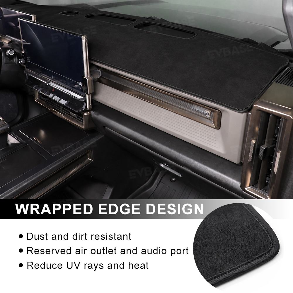 Hummer EV Dashboard Cover Anti-Glare Sun Protection Dash Mat Protector
