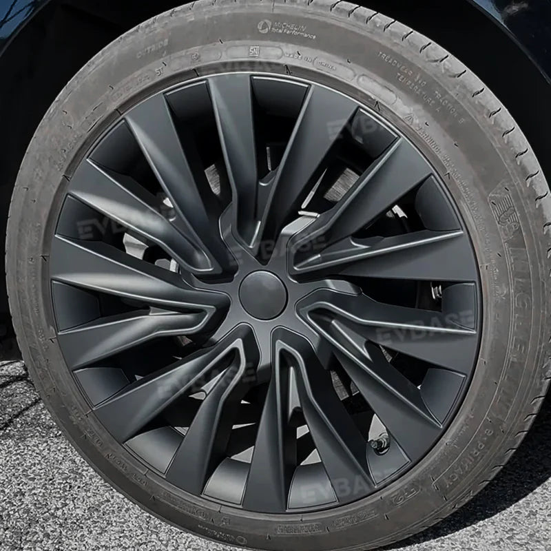 EVBASE Tesla Model 3 aracnid copriruota 18 pollici Sport Model S versione plaid cappuccio 4 pezzi opaco