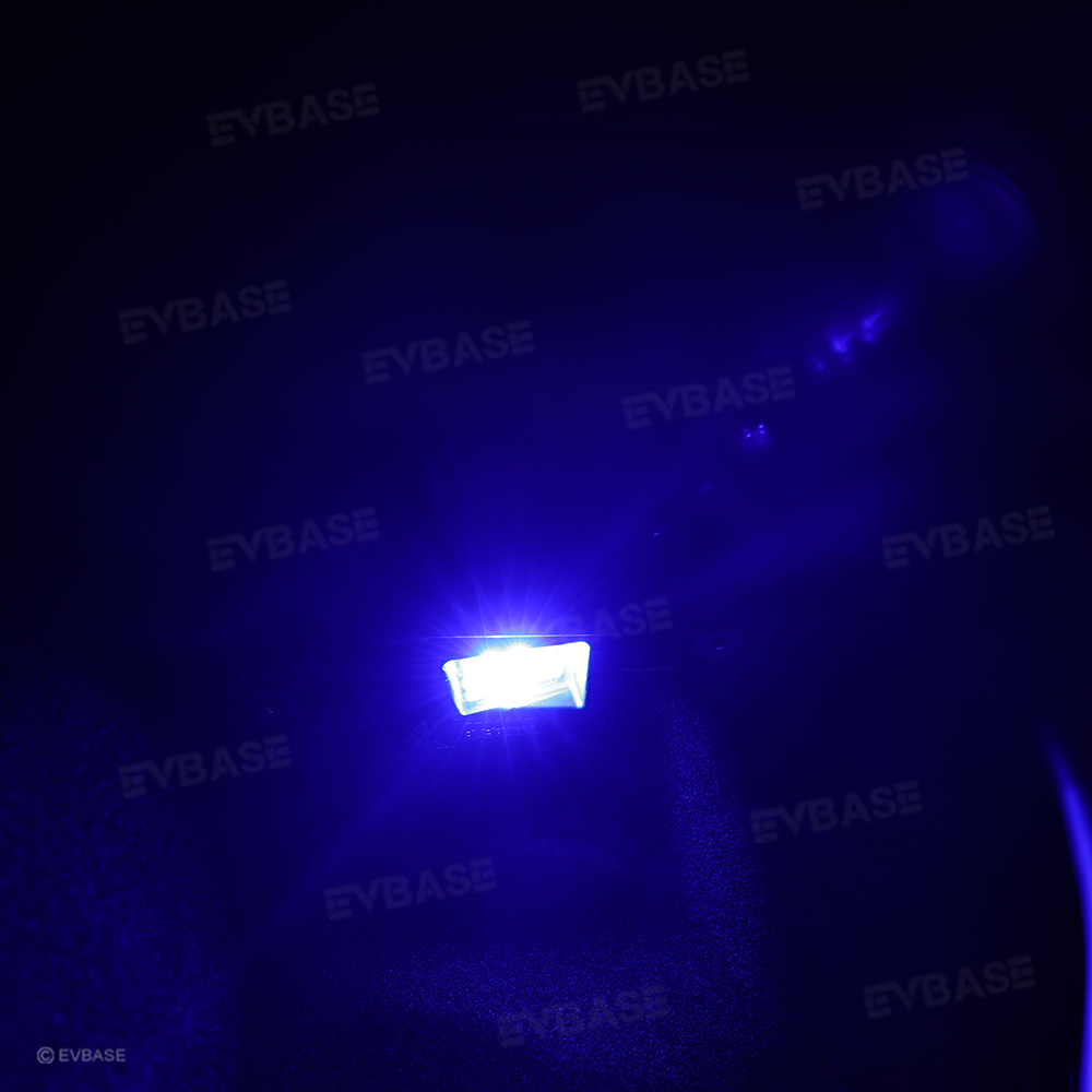 Model 3 Highland &Y Juniper Front Footwell Lights for Tesla Interior LED Floor Foot Lighting RGB Multi-color Ambient Lighting