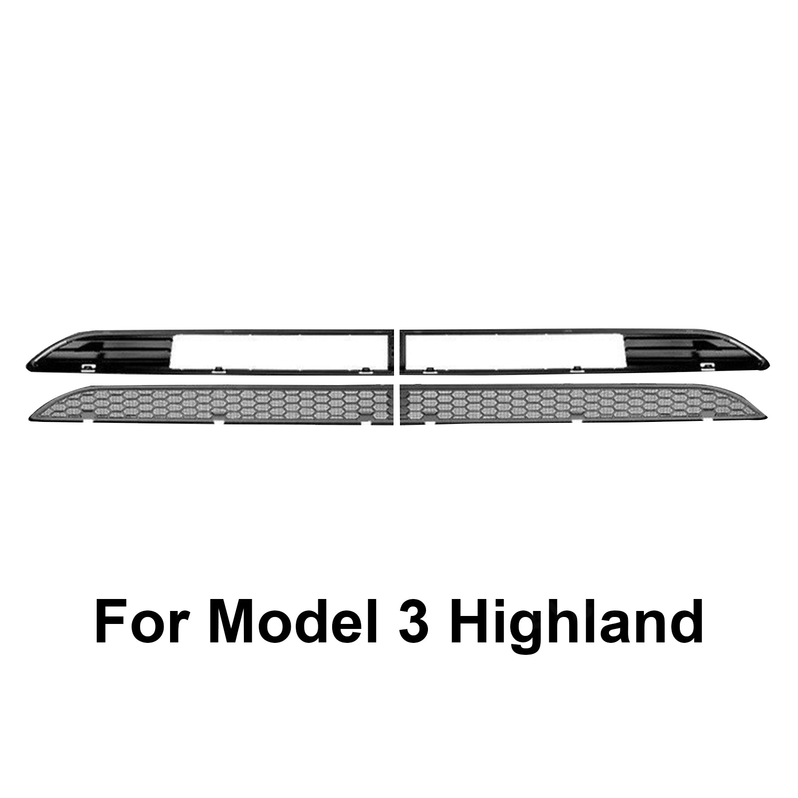 Model 3 Highland/ Y Juniper Grille Mesh Insert for Tesla Radiator Protective Mesh Grille Panel