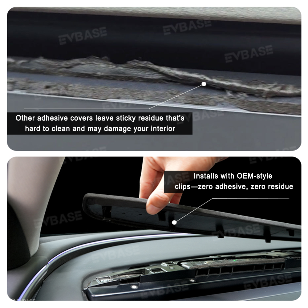 Model 3 Highland / Y Juniper Real Alcantara Dashboard Cover OEM Style Dash Protective Overlay