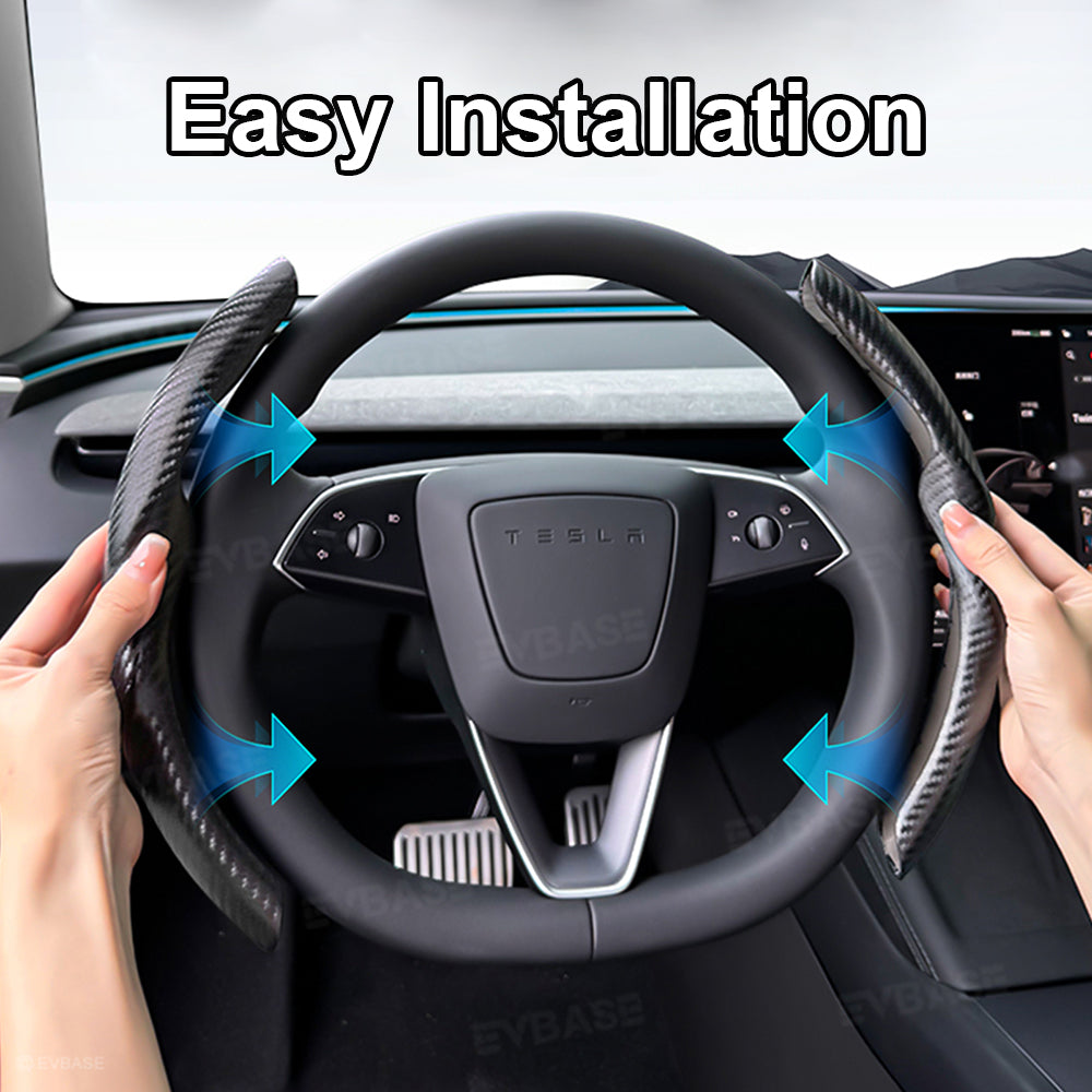 Model 3 Highland/ Y Juniper Steering Wheel Cover Anti-Slip Steering Wheel Overlay Trim