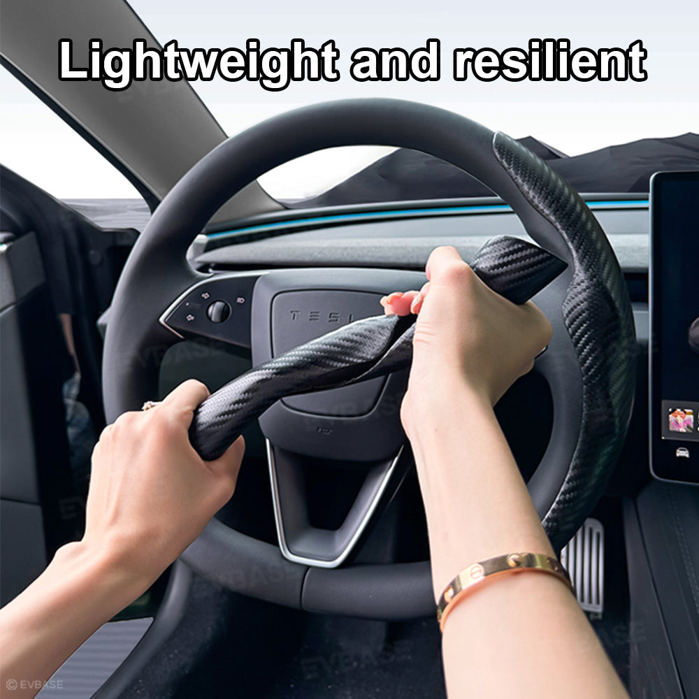 Model 3 Highland/ Y Juniper Steering Wheel Cover Anti-Slip Steering Wheel Overlay Trim