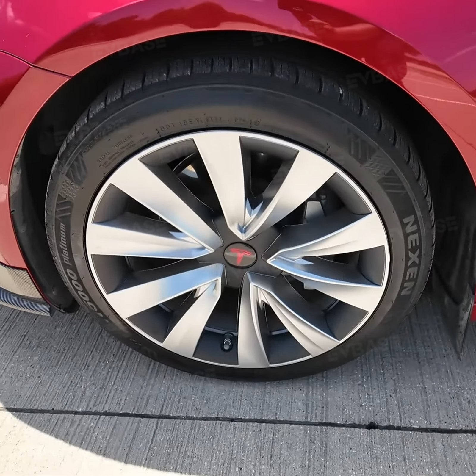 Model 3 Y Hubcaps Wheel Covers Replacement Tesla Wheel Caps Accessories(4 of Set)
