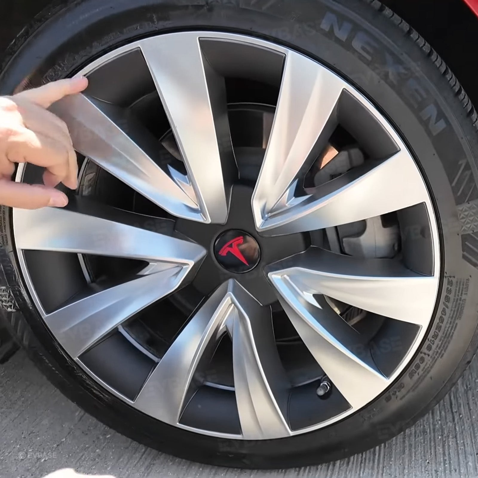 Model 3 Wheel Covers 18 Inch Hubcaps Inspired By Model Y Juniper Helix 2.0 Wheels