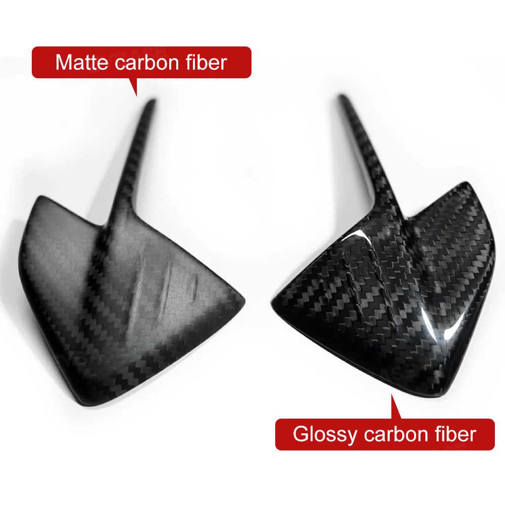 Model 3/Y Real Carbon Fiber Side Camera Turn Signal Protection Cover HW4.0 Inspired by the Elegance of the Manta Ray
