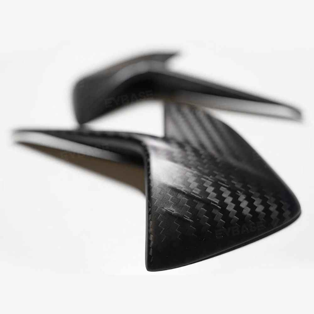 Model 3/Y Real Carbon Fiber Side Camera Turn Signal Protection Cover HW4.0 Inspired by the Elegance of the Manta Ray