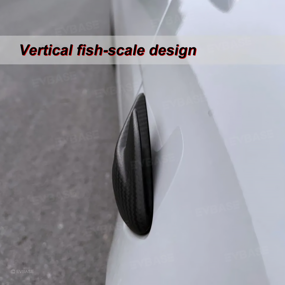 Model 3/Y Real Carbon Fiber Side Camera Turn Signal Protection Cover HW4.0 Inspired by the Elegance of the Manta Ray