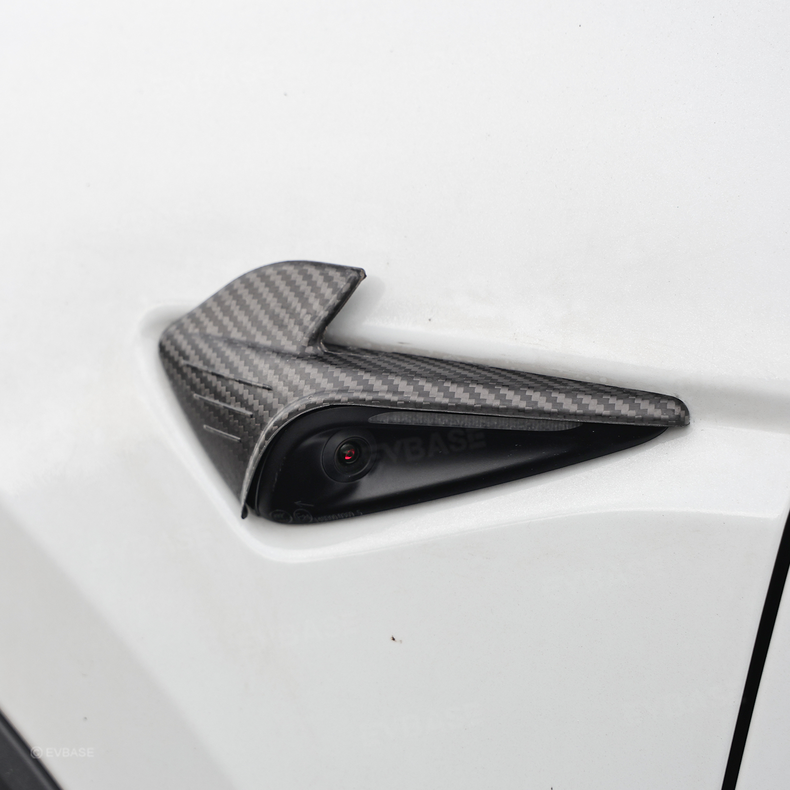 Model 3/Y Real Carbon Fiber Side Camera Turn Signal Protection Cover HW4.0 Inspired by the Elegance of the Manta Ray