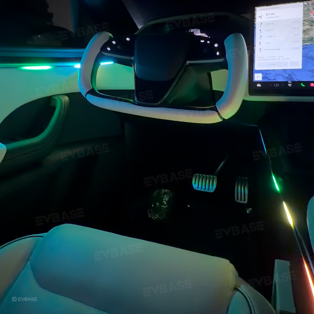 Model X RGB Ambient Lighting Interior Streamer Light Kit LED Neon Light Strip