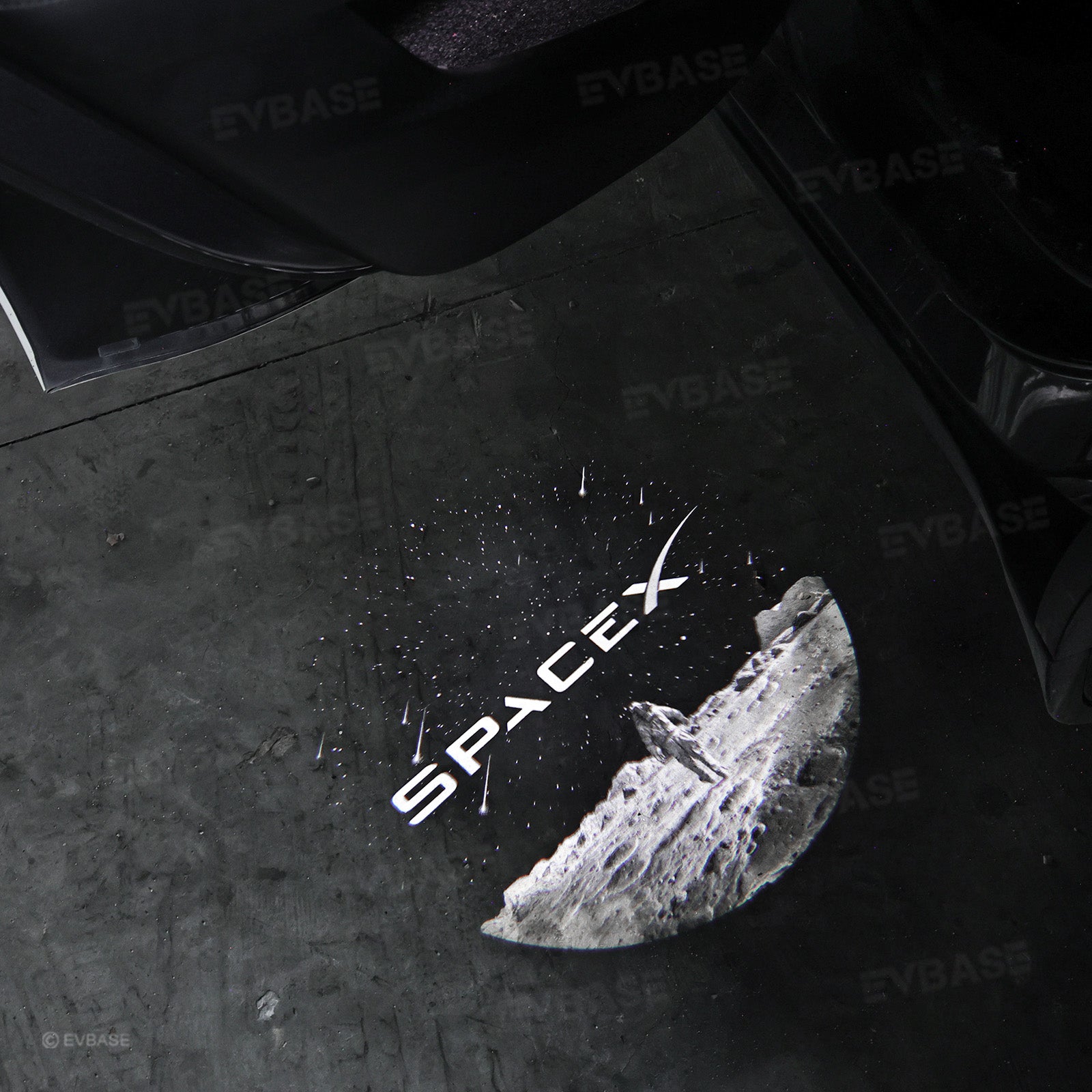 Model Y/3 Door Light Projector with Space Martian Style Puddle Lights for Tesla