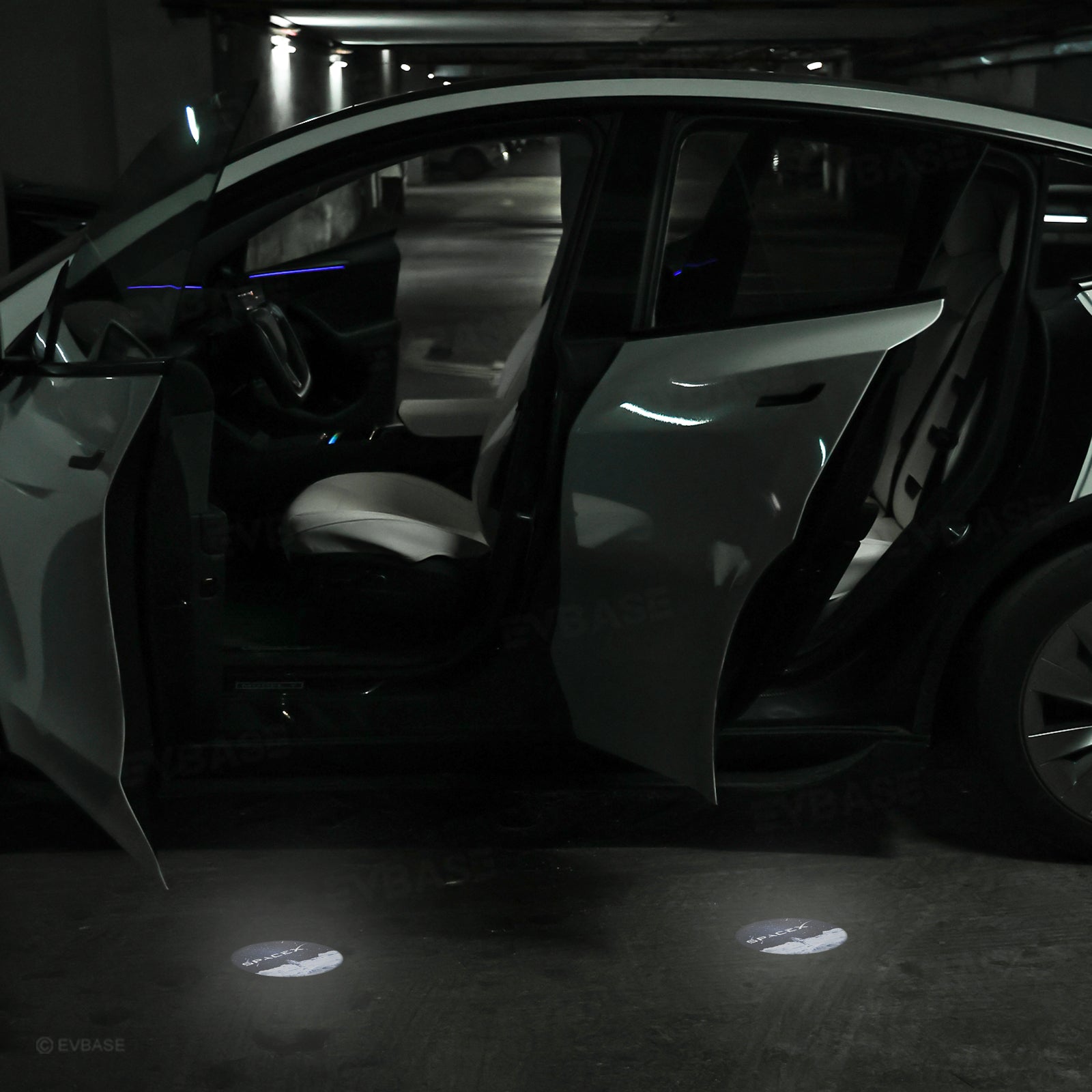 Model Y/3 Door Light Projector with Space Martian Style Puddle Lights for Tesla