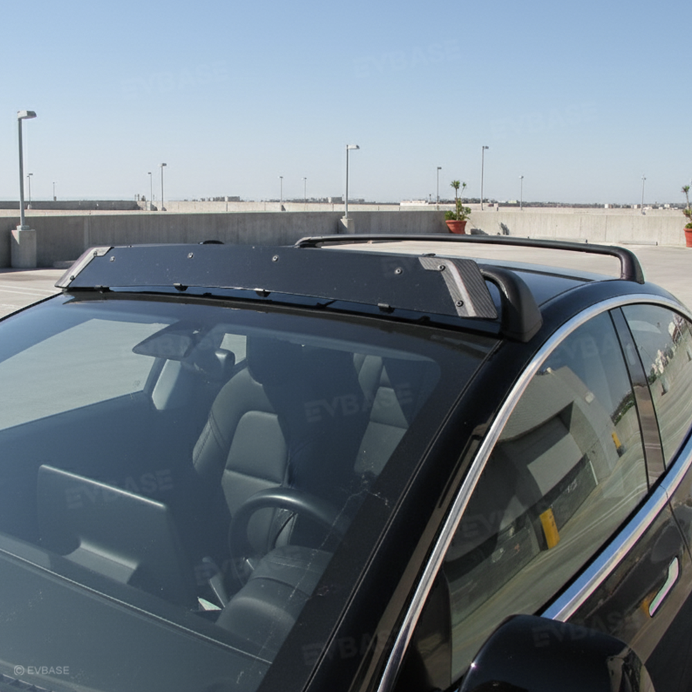 Model Y/3 Roof Rack Lockable Cross Bars 2.0 Reduced Wind Noise Carrier Rails Rooftop Luggage Cargo Carrier
