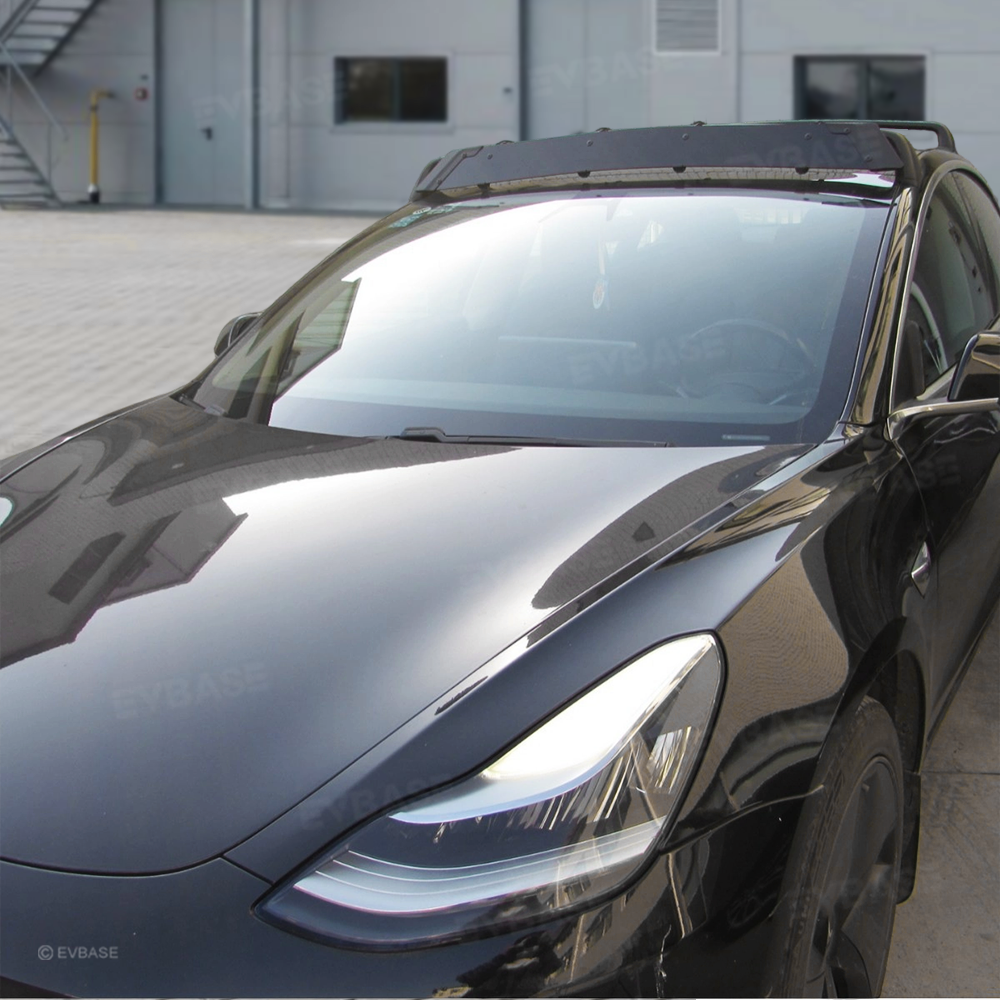 Model Y/3 Roof Rack Lockable Cross Bars 2.0 Reduced Wind Noise Carrier Rails Rooftop Luggage Cargo Carrier