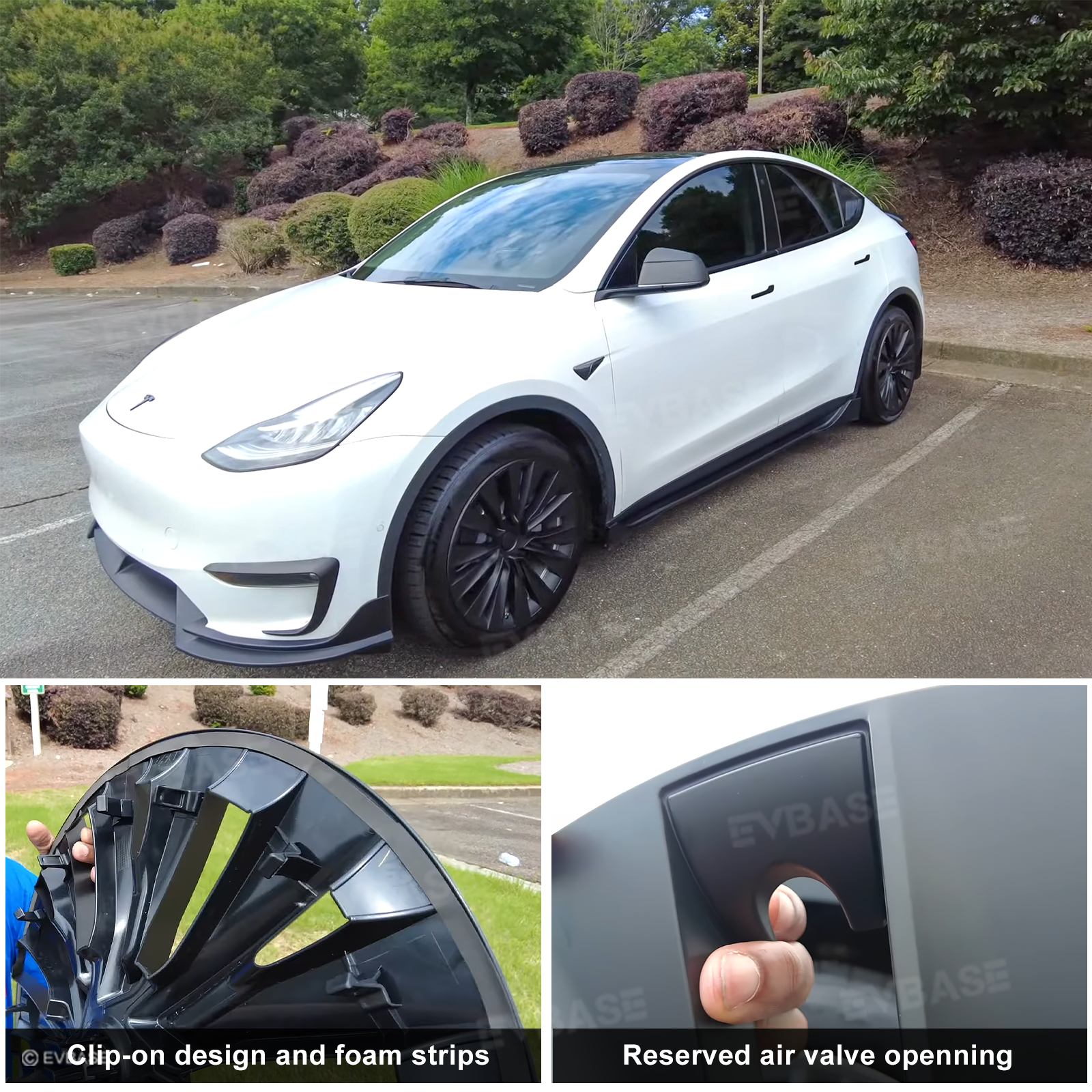Model Y Hubcaps Turbine Style Full Wrapped Wheel Coves for 19" Factory Tesla Wheel 4PCS
