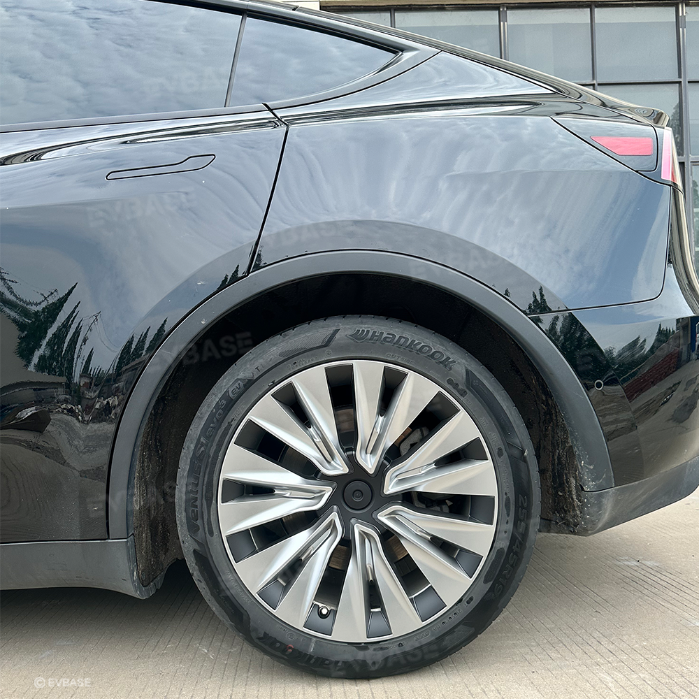 Model Y Hubcaps Turbine Style Full Wrapped Wheel Coves for 19" Factory Tesla Wheel 4PCS